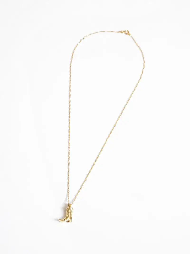 VINTAGE STYLE COWBOY BOOT NECKLACE