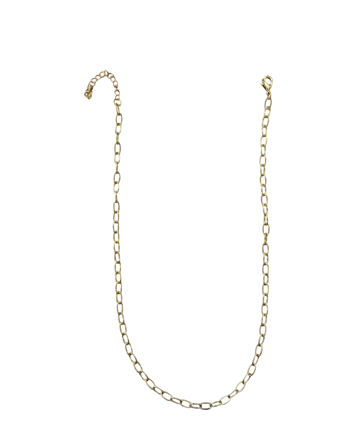 GOLD 18IN + 2IN EXT. OVAL LINK CHAIN