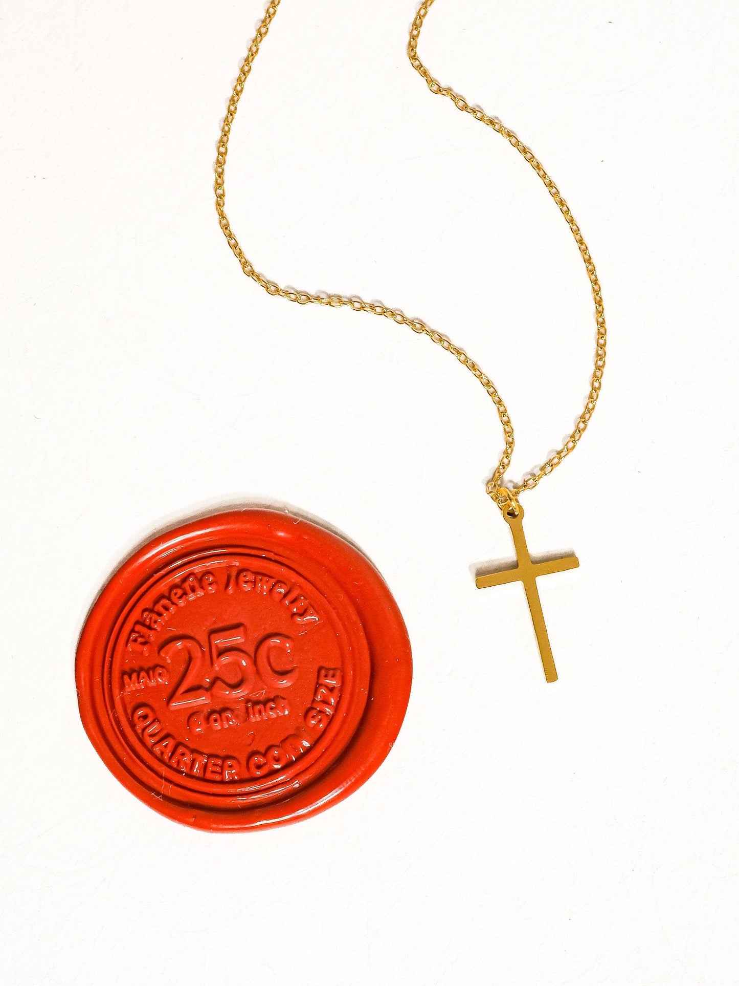 SMALL CROSS NECKLACE