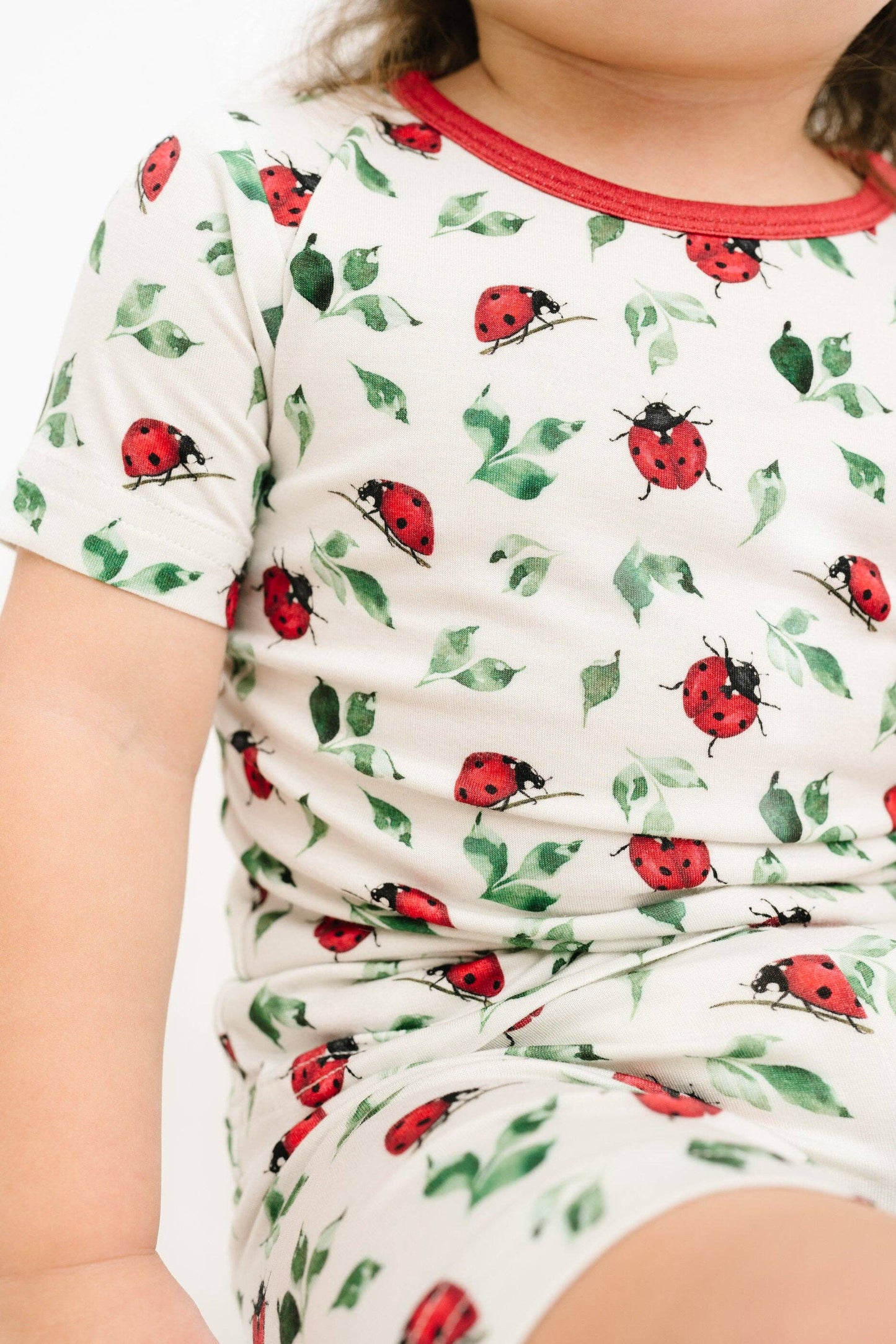 LADYBUG BAMBOO SHORT SET