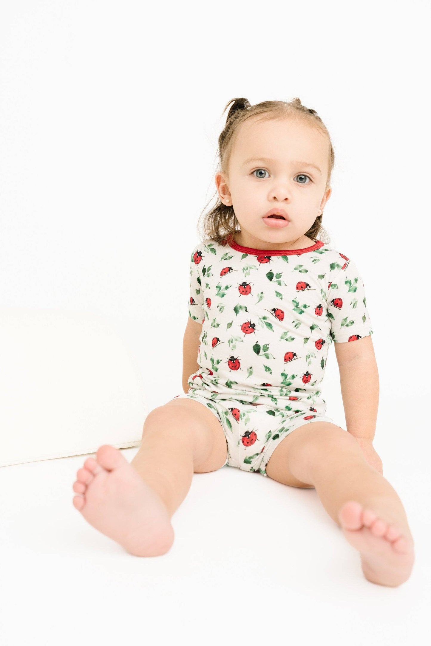 LADYBUG BAMBOO SHORT SET