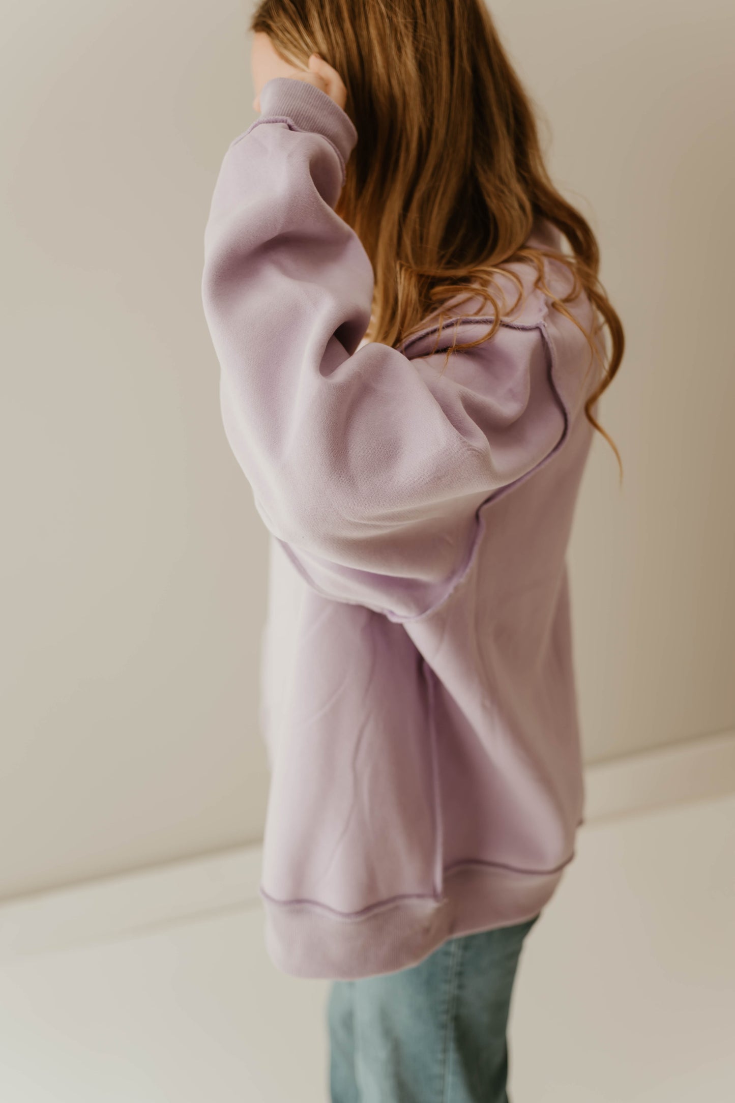 LAVENDER DILLY DALLY MOCK NECK