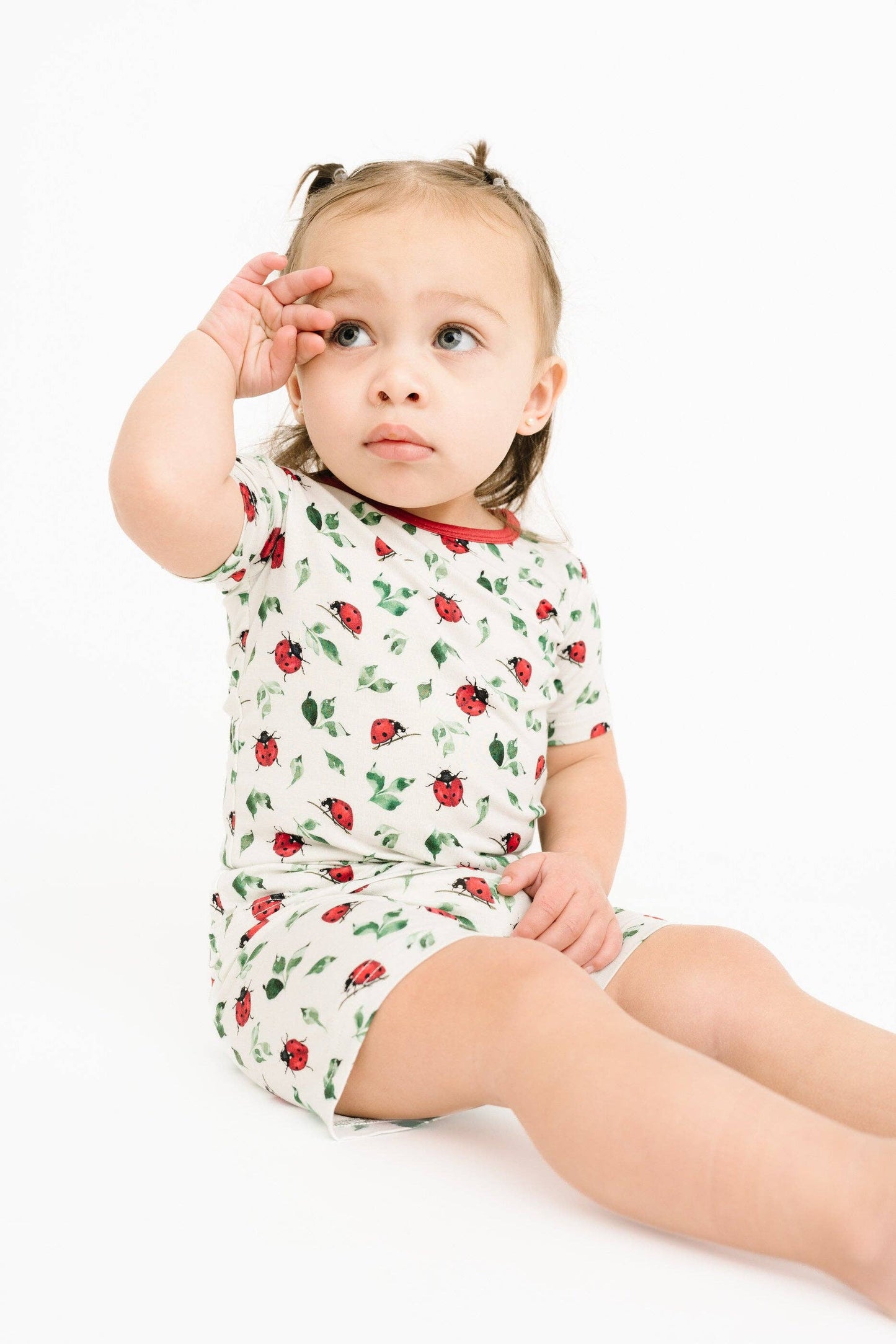 LADYBUG BAMBOO SHORT SET