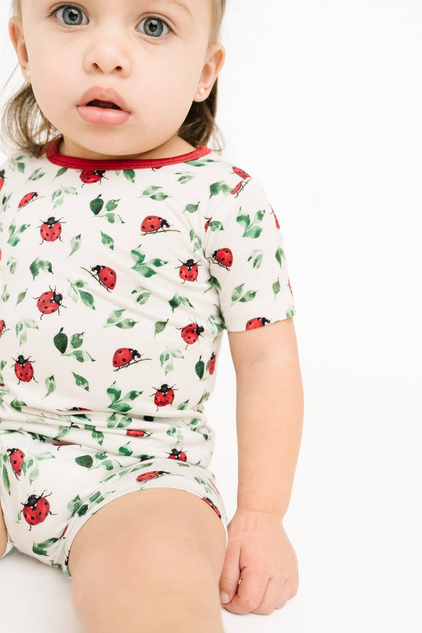 LADYBUG BAMBOO SHORT SET