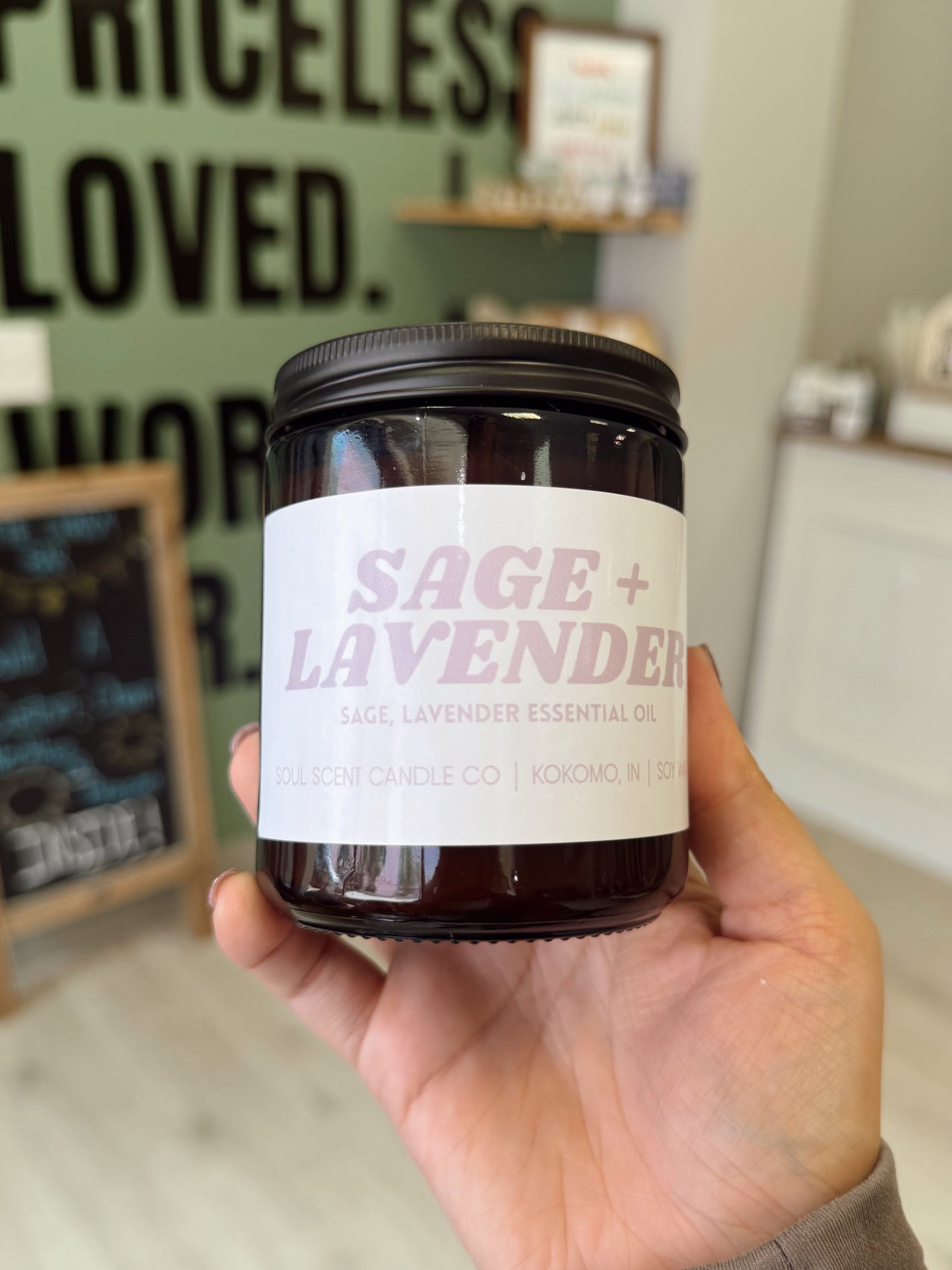 SAGE & LAVENDER SOY CANDLE
