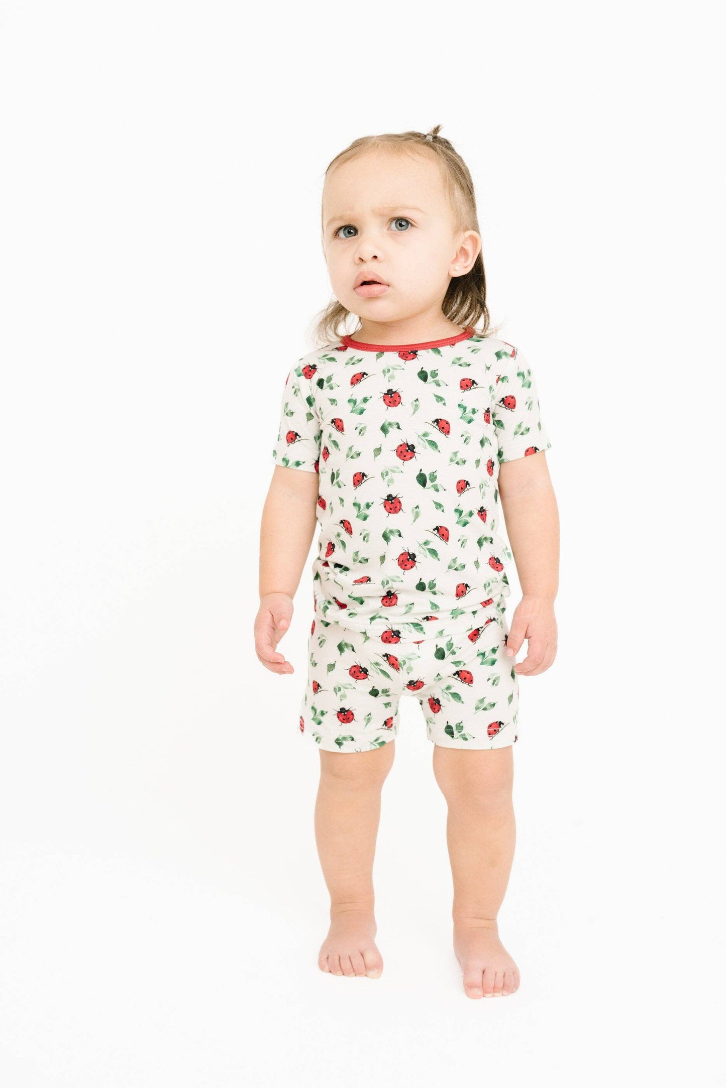 LADYBUG BAMBOO SHORT SET