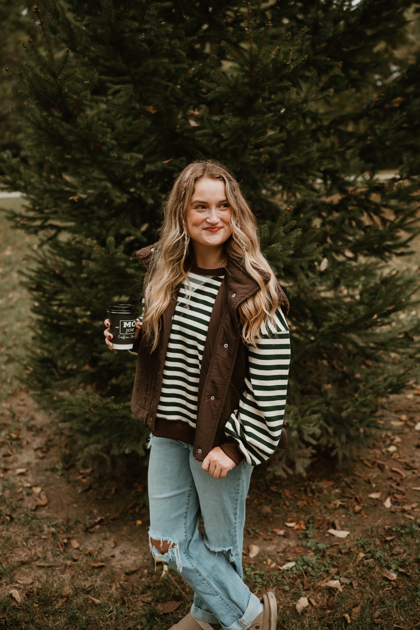 CHOCOLATE SHERPA VEST