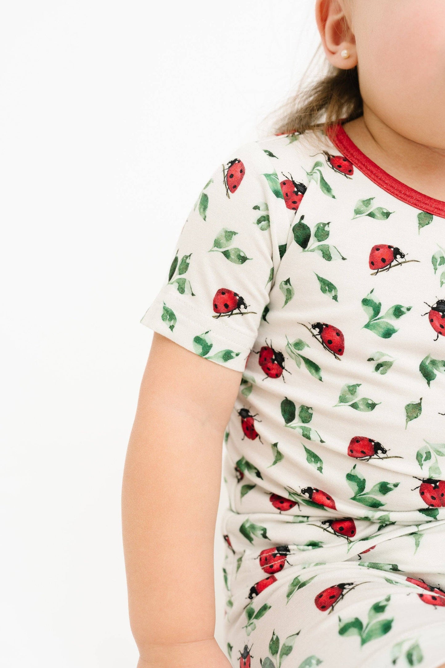 LADYBUG BAMBOO SHORT SET