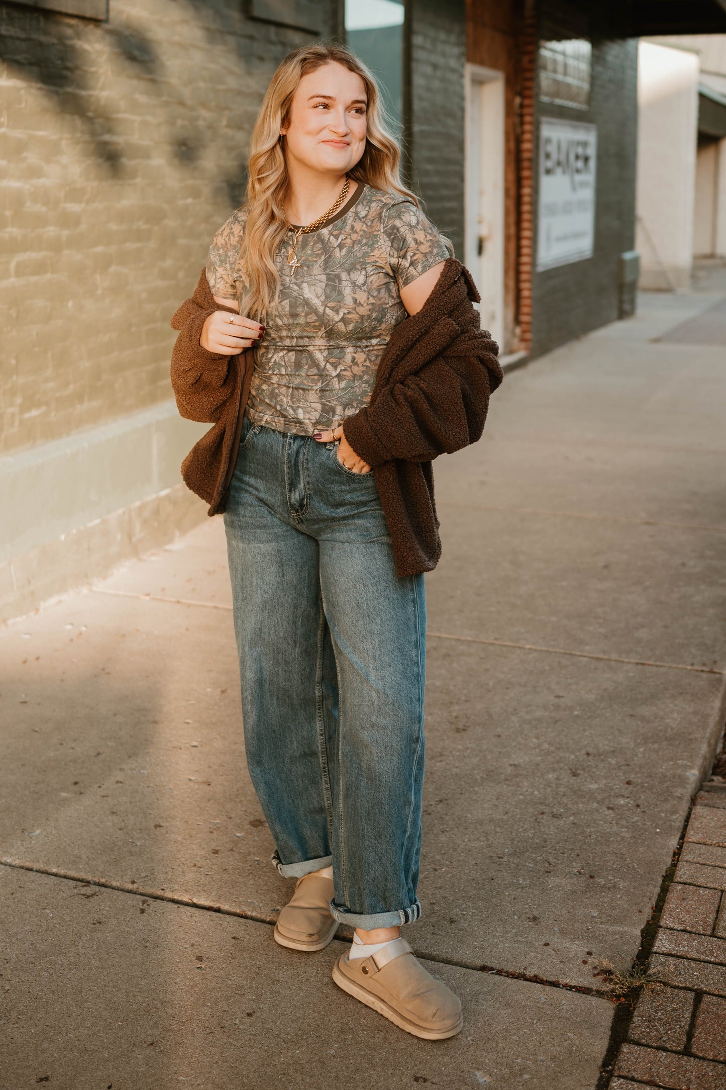 NON STRETCH SLIM SEMI BARREL JEANS