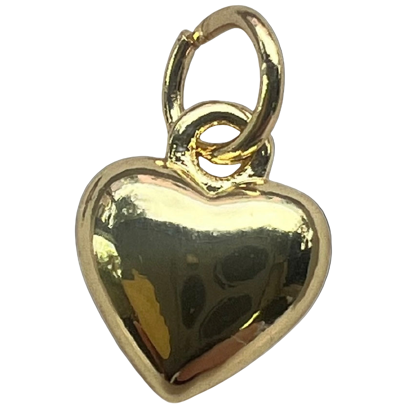 SMALL ROUNDED HEART CHARM
