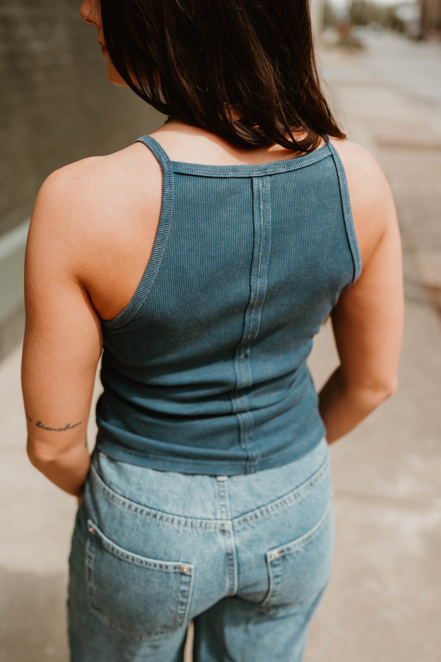 SQUARE NECK ACID WASH TANK