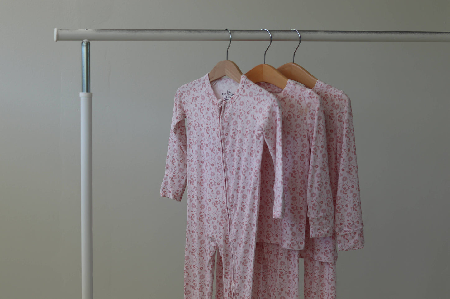 Pink Petal Zip Pajamas