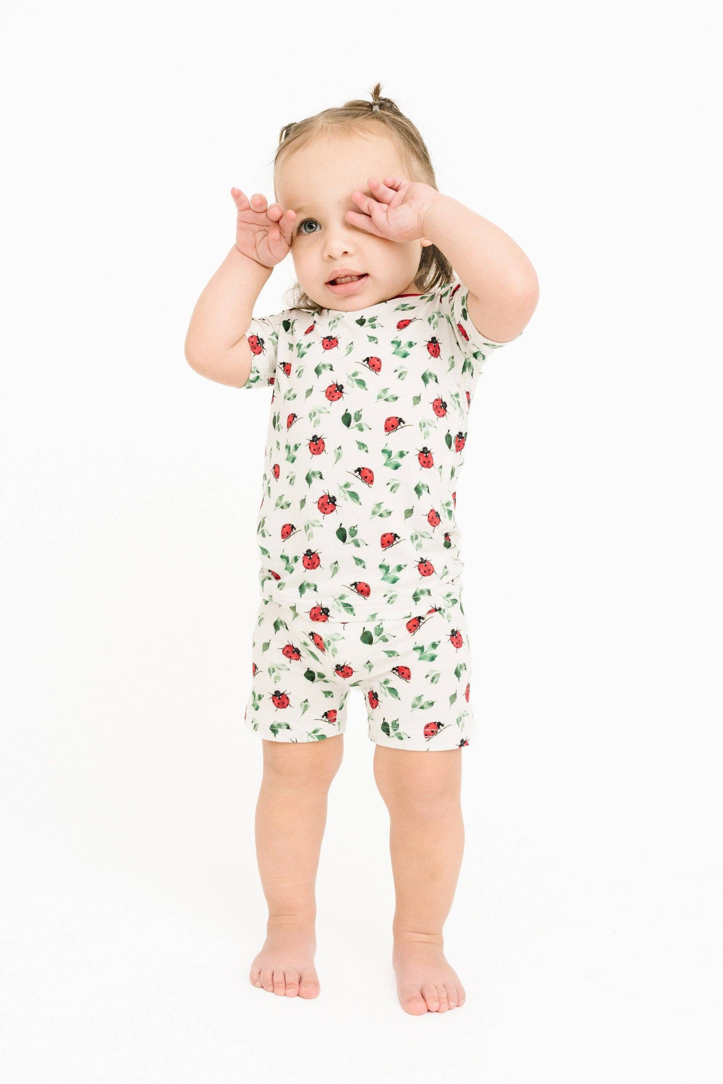 LADYBUG BAMBOO SHORT SET