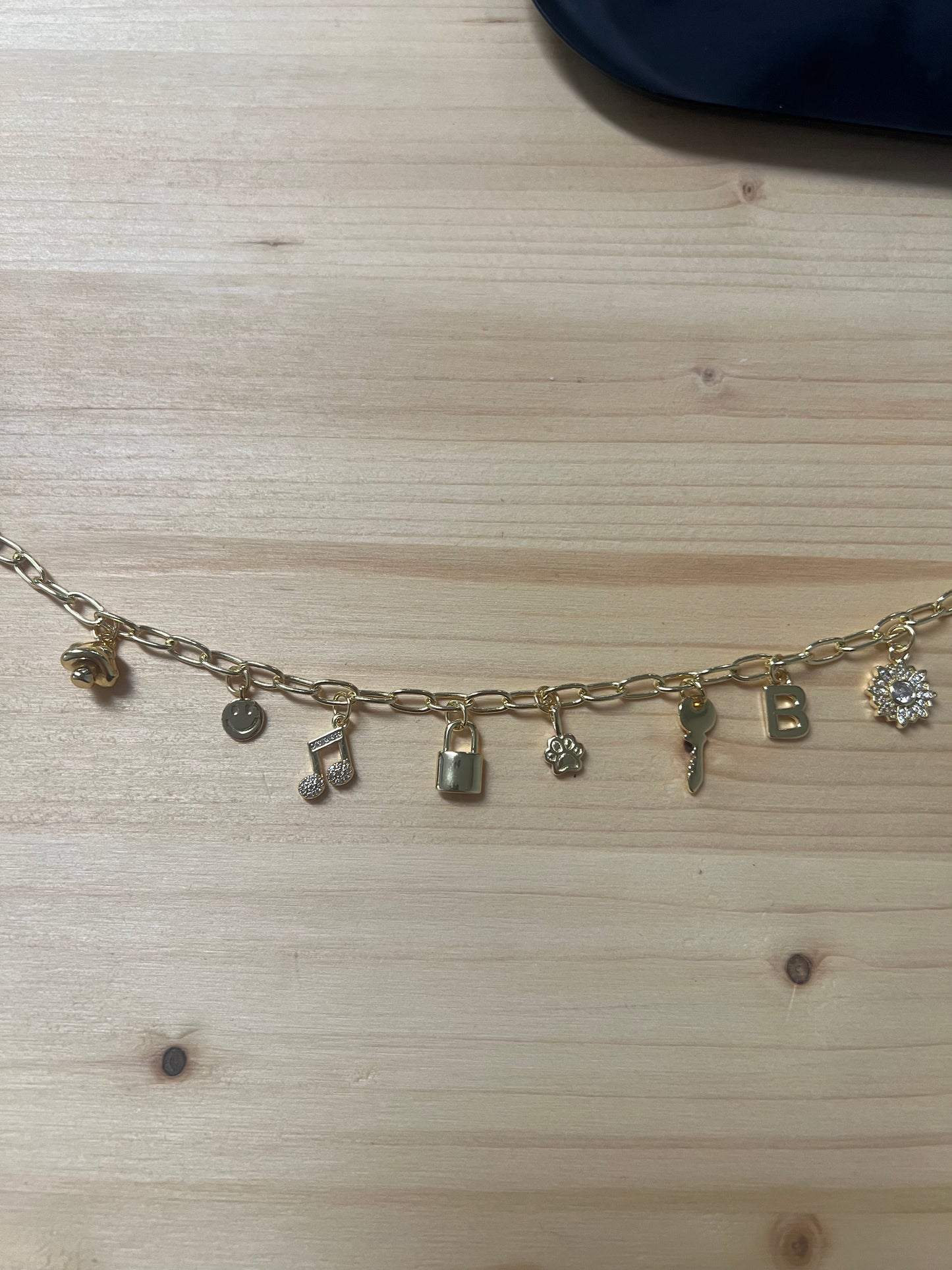 LINKED CHARM NECKLACE - BUILD YOUR OWN