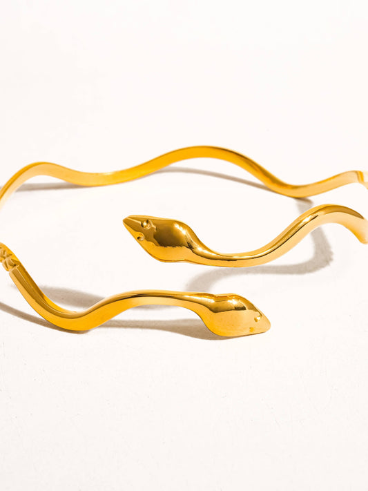 GOLD NON TARNISH SERPENT BRACELET