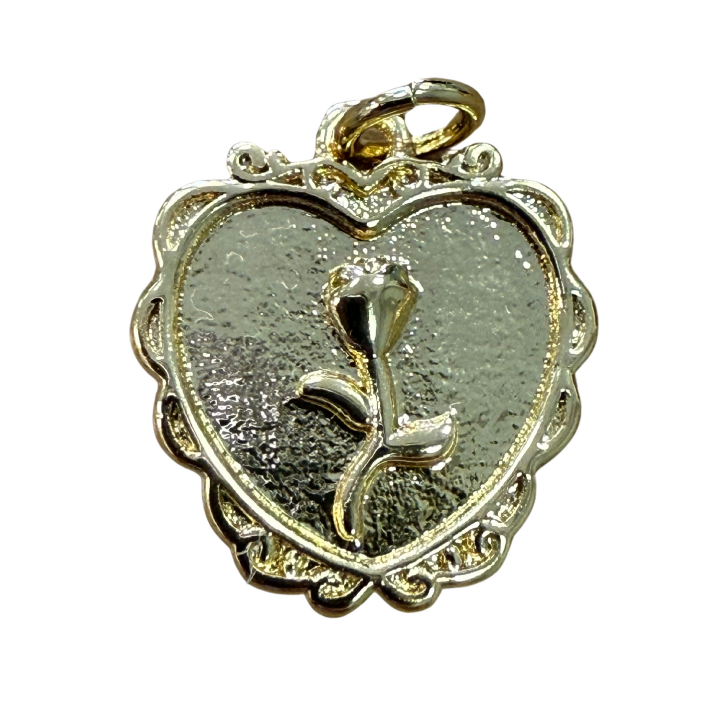 ROSE HEART CHARM