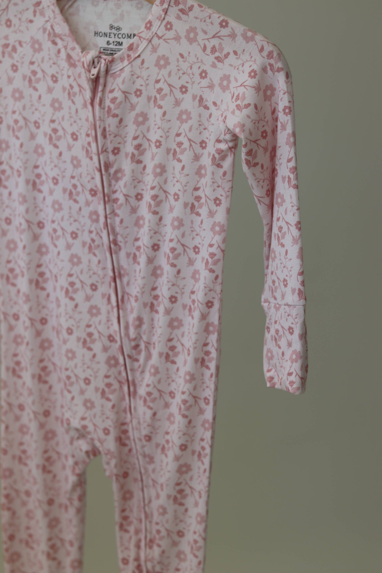 Pink Petal Zip Pajamas