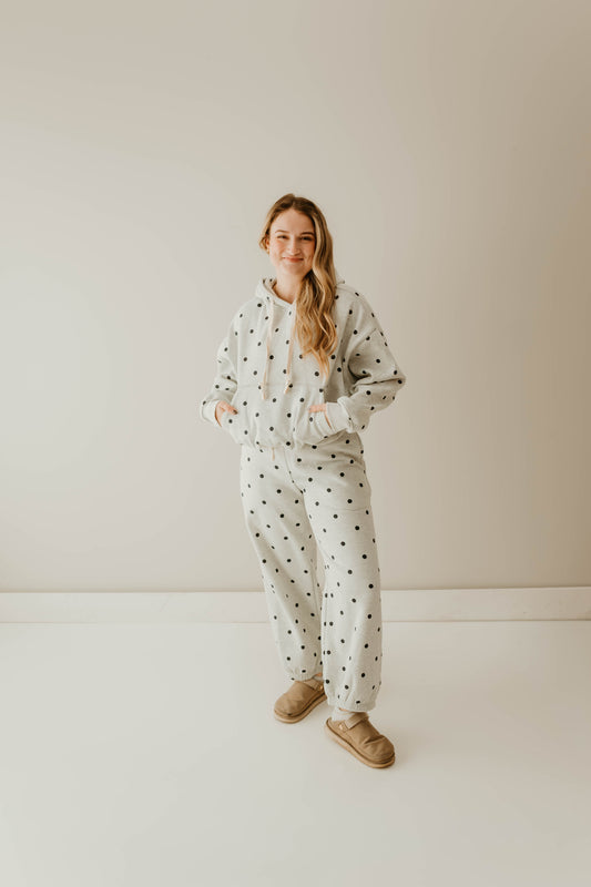 POLKA DOT SWEAT SET