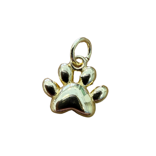 GOLD PAW PRINT CHARM
