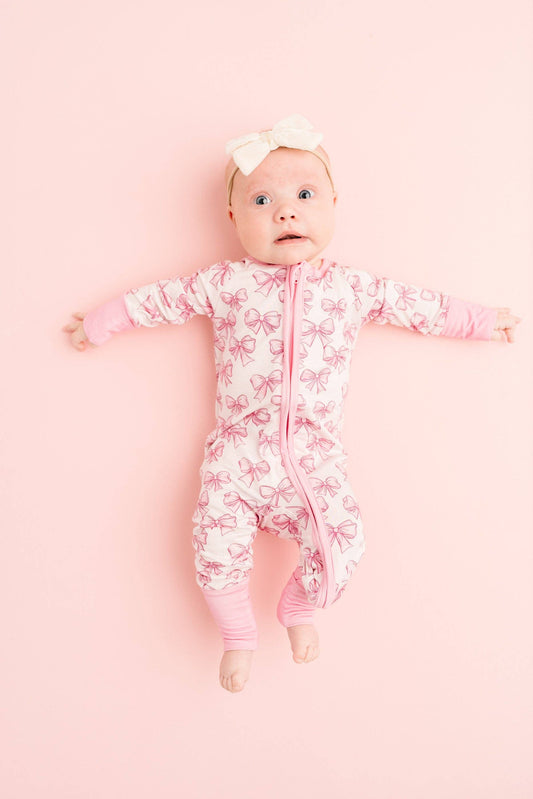 PINK BOW BAMBOO SLEEPER