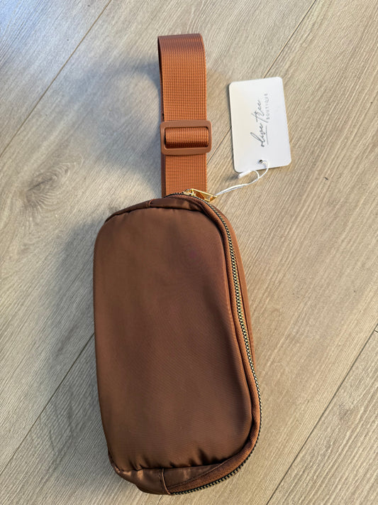 BROWN BELT BAG