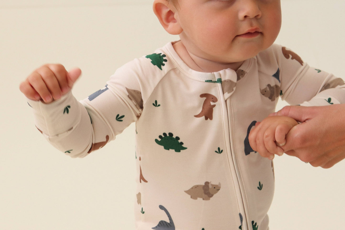 Desert Dino Zip Pajamas
