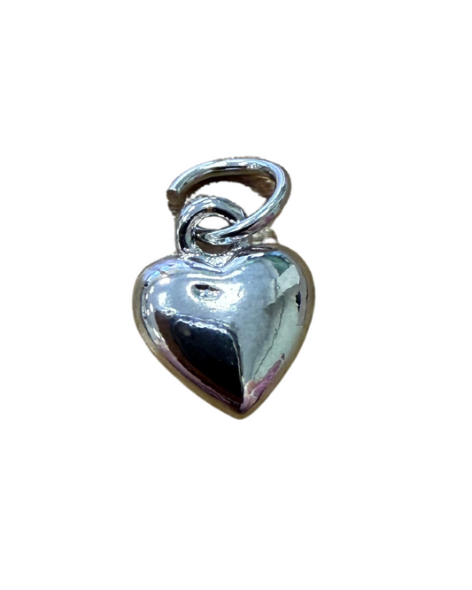 SILVER MINI HEART CHARM