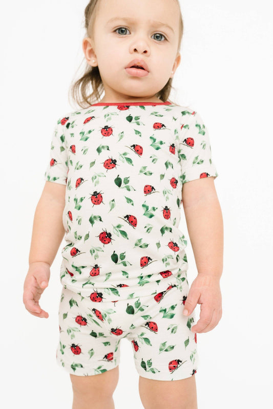 LADYBUG BAMBOO SHORT SET