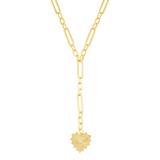 HEART Y LINK NECKLACE