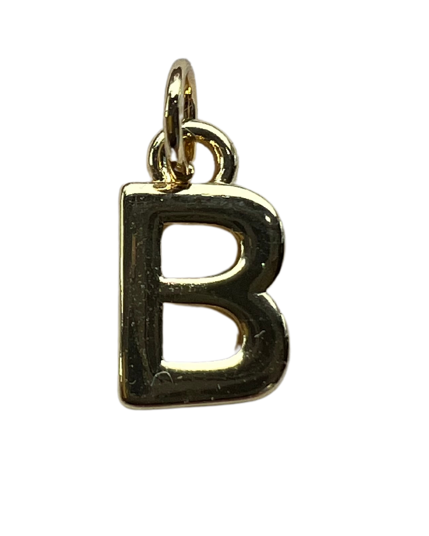 PLAIN GOLD INITIAL CHARM