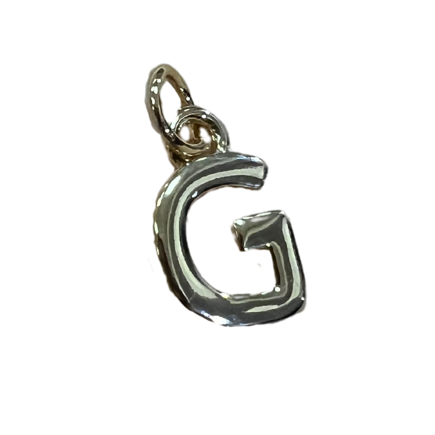 PLAIN GOLD INITIAL CHARM