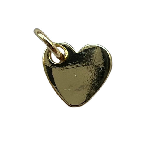 FLAT HEART CHARM