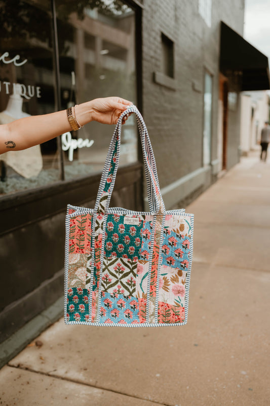 MEADOW PATCHWORK TOTE