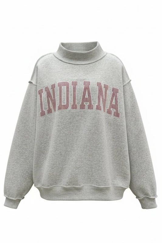 GRAY INDIANA MOCKNECK
