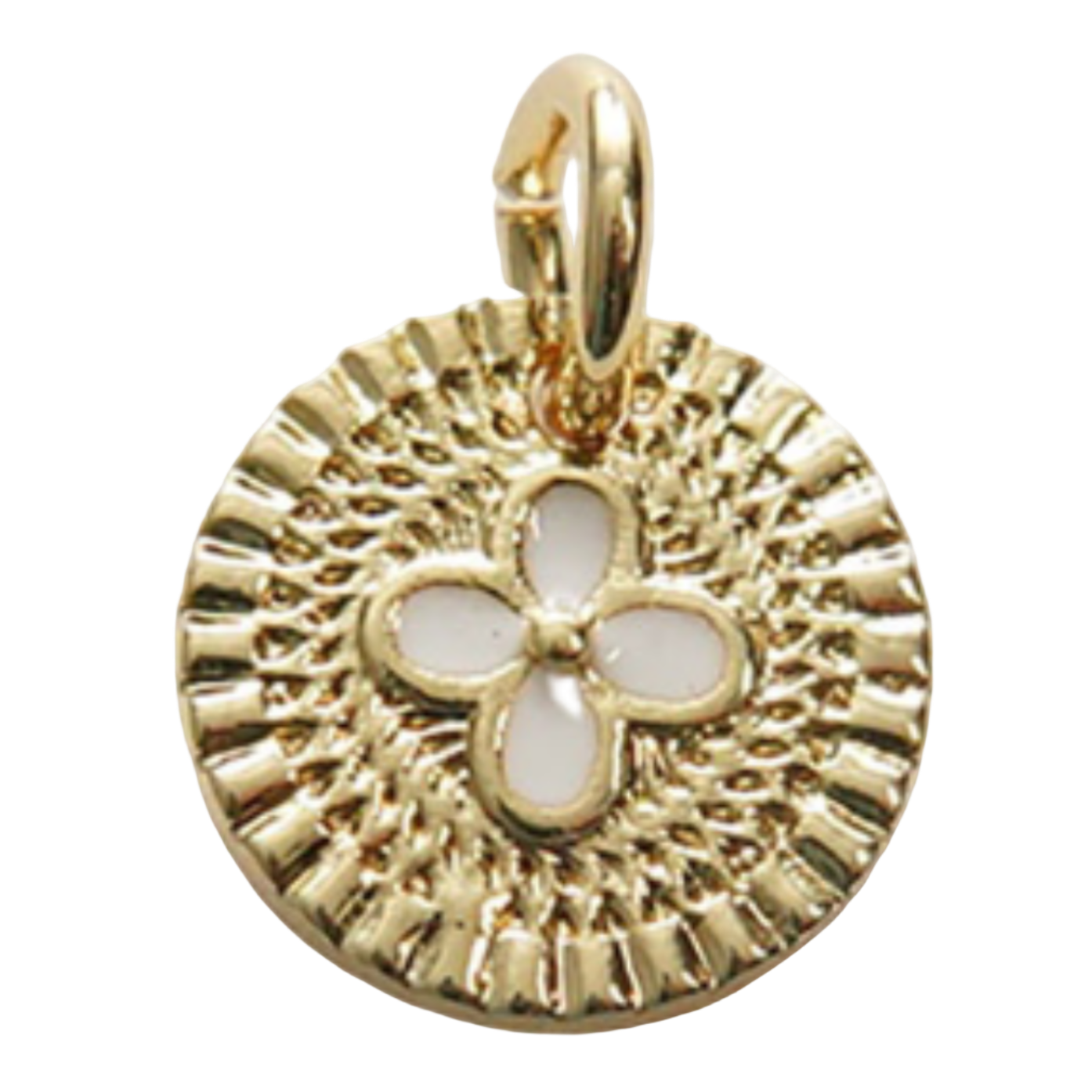 GOLD MINI ROUND CHARM