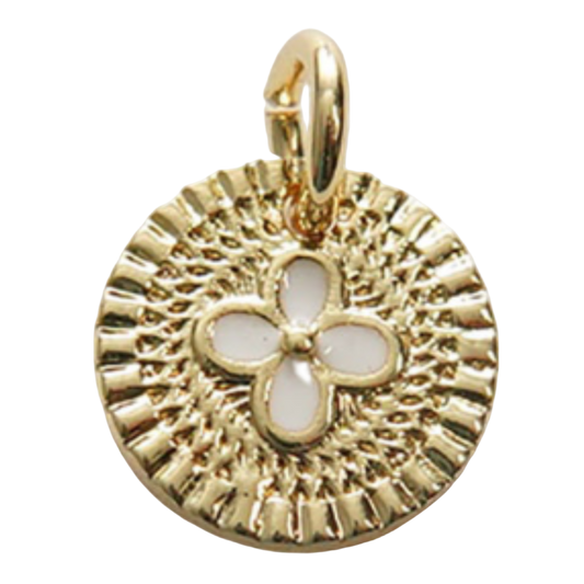 GOLD MINI ROUND CHARM