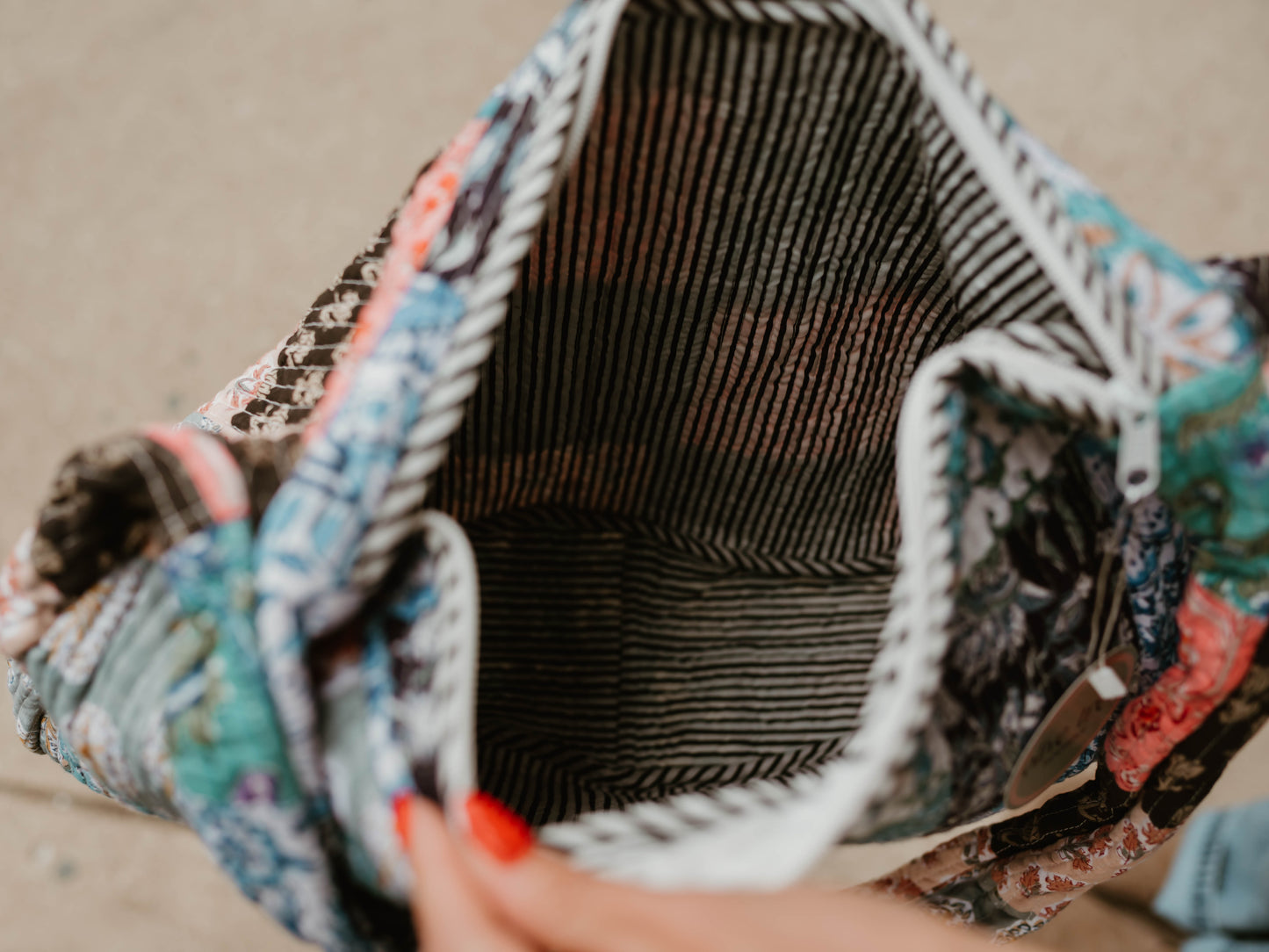 MIDNIGHT QUILTED PATCHWORK XL CROSSBODY