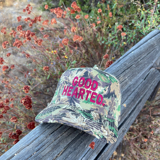 GOOD HEART CAMO HAT