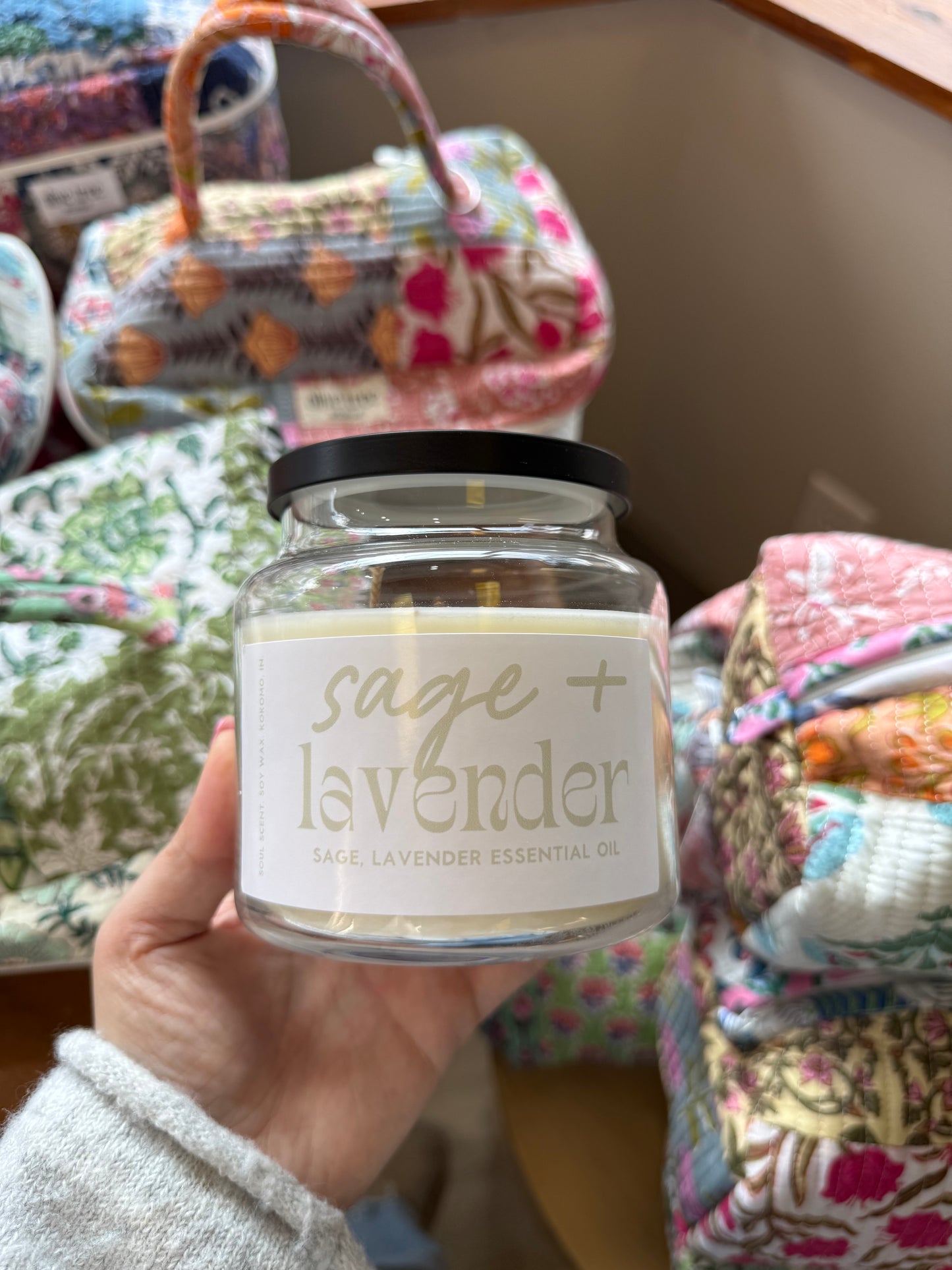 SAGE & LAVENDER SOY CANDLE