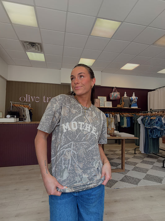 MOTHER CAMO SHORT SLEEVE GRAPHIC