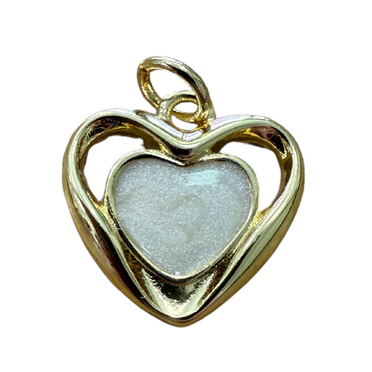 GOLD OPEN OPEN HEART CHARM