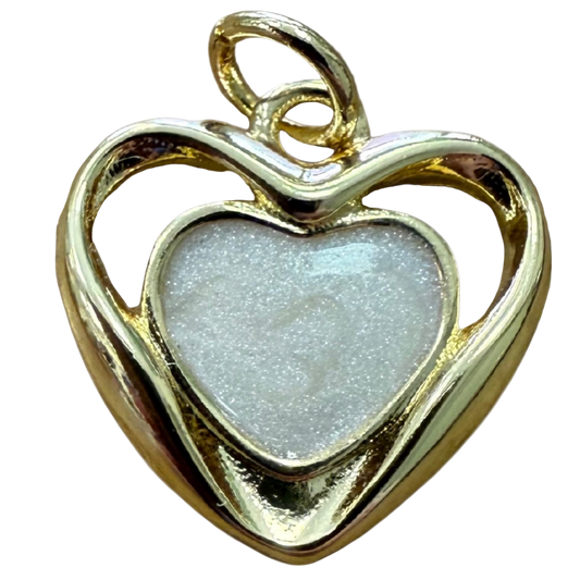 GOLD OPEN OPEN HEART CHARM