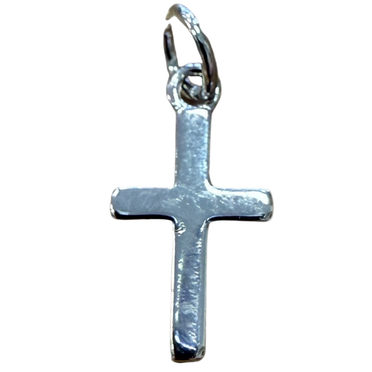 SILVER CROSS CHARM