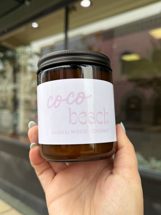 COCO BEACH SOY WAX CANDLE | summer collection