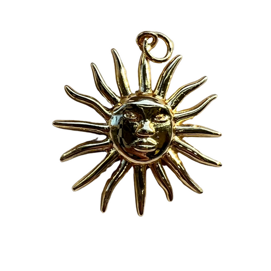 LARGE SUN CHARM