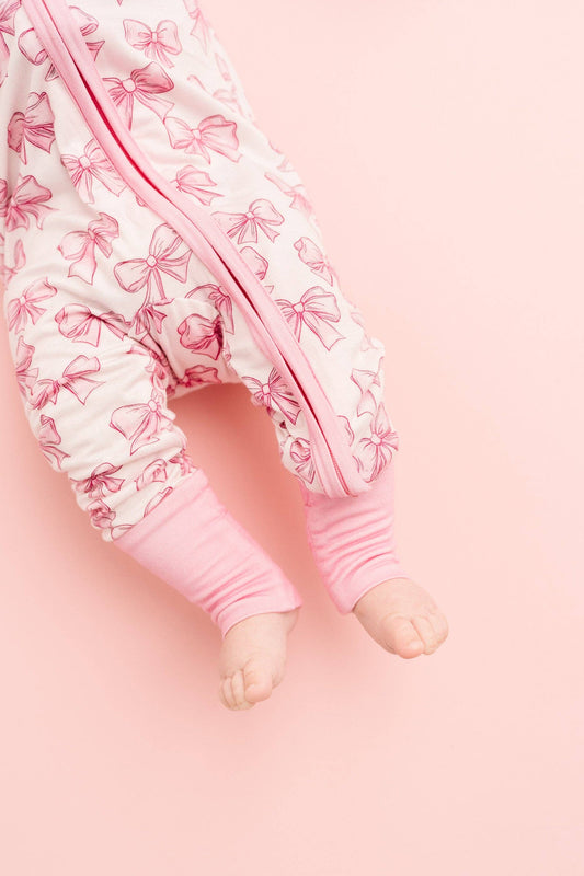 PINK BOW BAMBOO SLEEPER