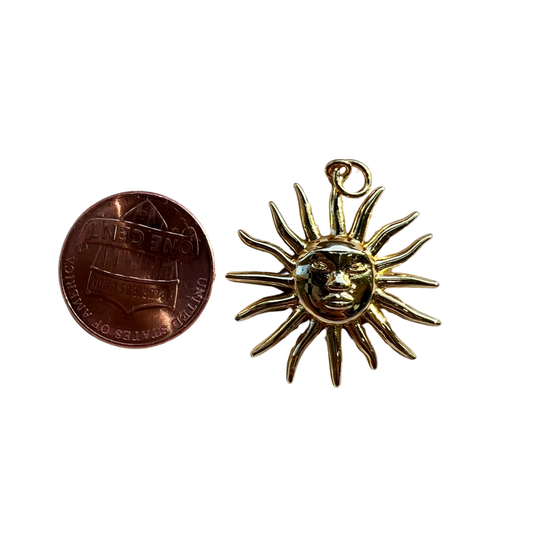 LARGE SUN CHARM