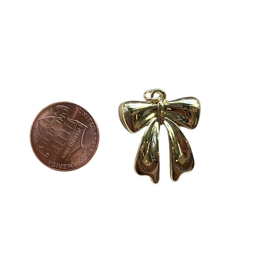 LARGE BOW CHARM