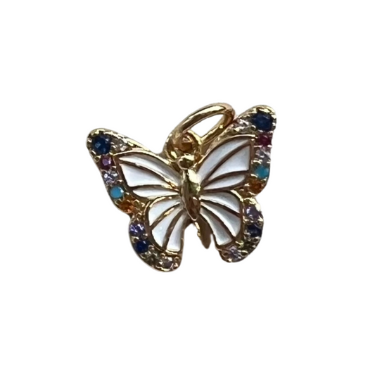 MULTICOLORED BUTTERFLY CHARM