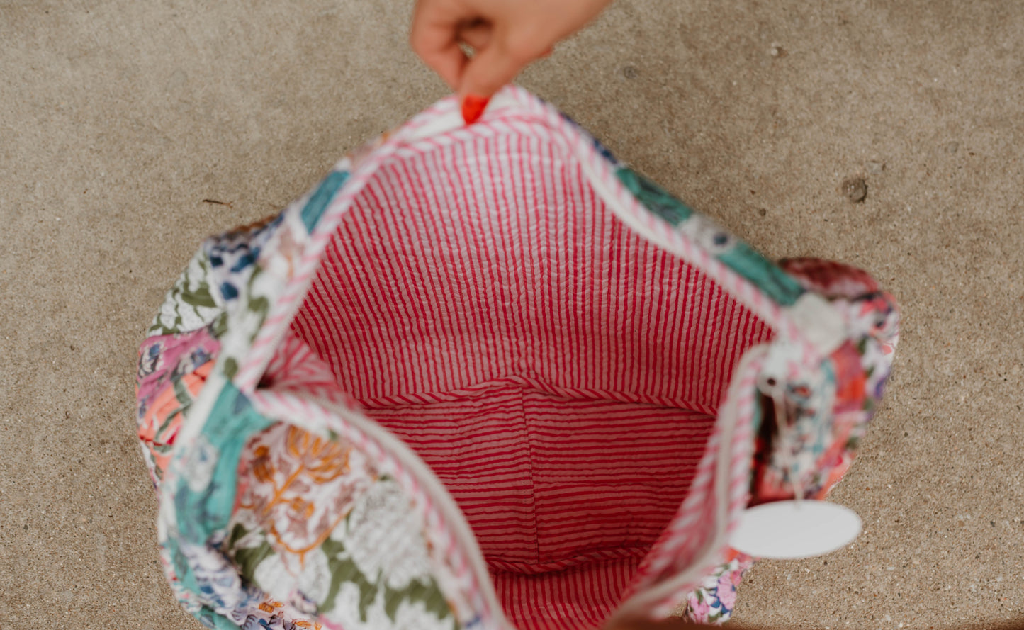 SUNRISE QUILTED PATCHWORK XL CROSSBODY